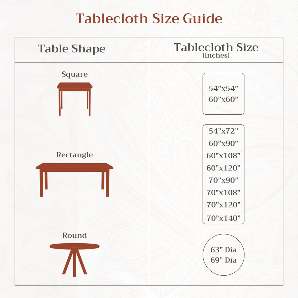 Table Cloth Square Table 100% Cotton 60 X 60 Inches Fall Tablecloth Reusable Everyday Use for Thanksgiving Christmas Decorations Dining Farmhouse Party (Amarante)